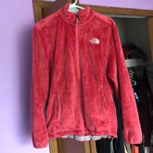 Pink Fuzzy Northface